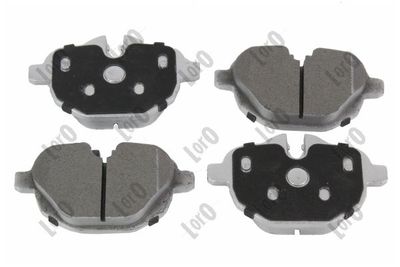 Brake Pad Set, disc brake ABAKUS 231-02-048