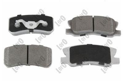 Brake Pad Set, disc brake ABAKUS 231-02-058