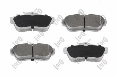 Brake Pad Set, disc brake ABAKUS 231-02-065