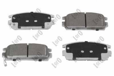 Brake Pad Set, disc brake ABAKUS 231-02-076