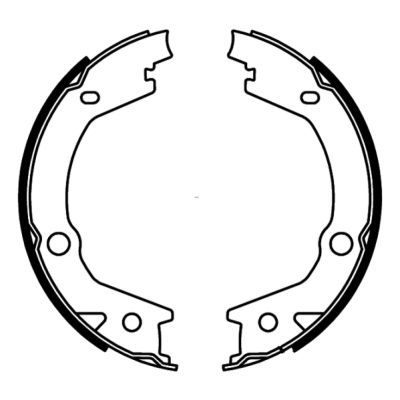 Brake Shoe Set, parking brake ABE C00527ABE