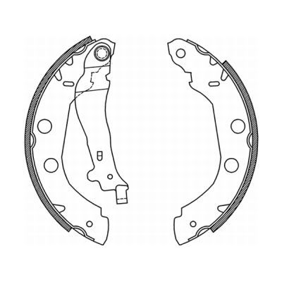 ABE C01002ABE Brake Shoe Set