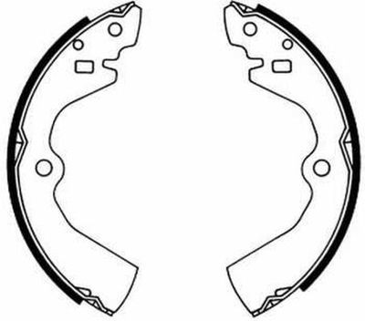 Brake Shoe Set ABE C01034ABE