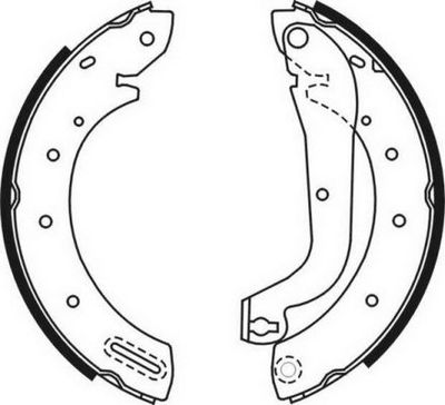 Brake Shoe Set ABE C01046ABE