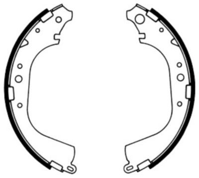 Brake Shoe Set ABE C02039ABE