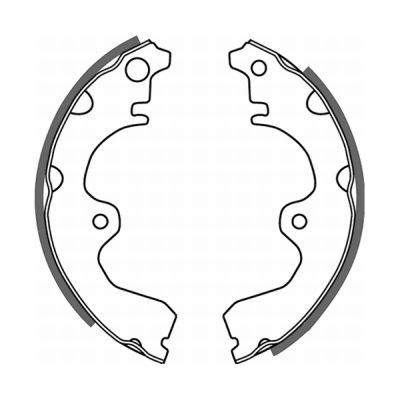 Brake Shoe Set ABE C02047ABE