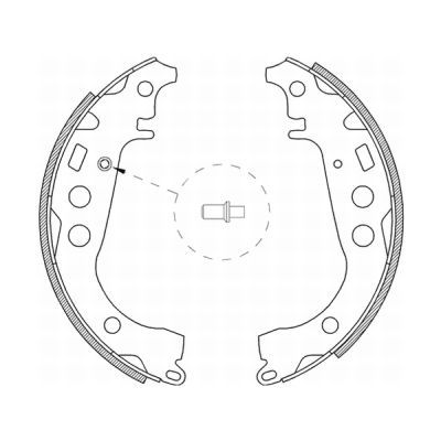 ABE C02059ABE Brake Shoe Set