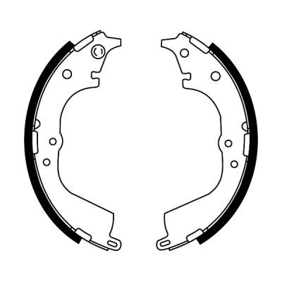 Brake Shoe Set ABE C02072ABE