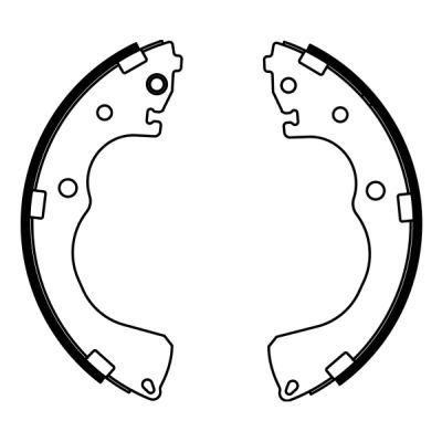 ABE C03040ABE Brake Shoe Set