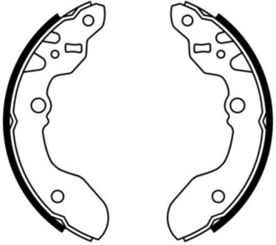 Brake Shoe Set ABE C08015ABE