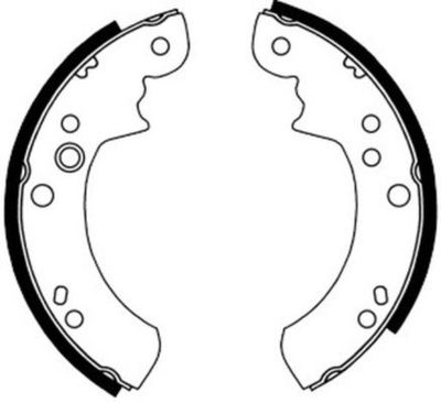 Brake Shoe Set ABE C0G015ABE