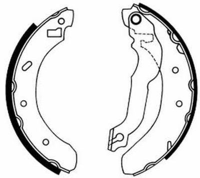 Brake Shoe Set ABE C0G028ABE