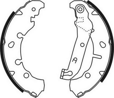 Brake Shoe Set ABE C0G046ABE