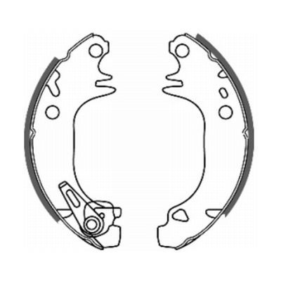 ABE C0P005ABE Brake Shoe Set