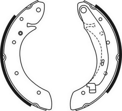 Brake Shoe Set ABE C0R030ABE