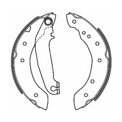 ABE C0V002ABE Brake Shoe Set