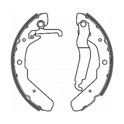 ABE C0W003ABE Brake Shoe Set