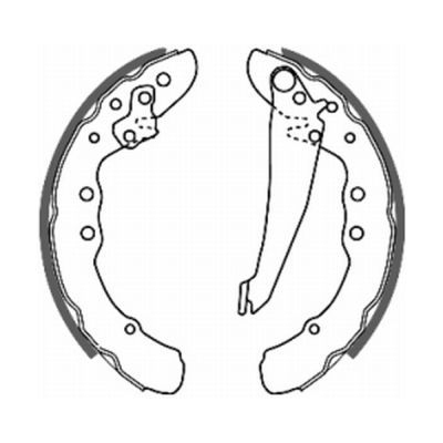 Brake Shoe Set ABE C0W010ABE