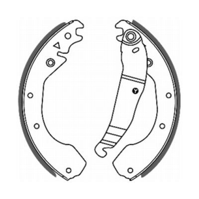 ABE C0X004ABE Brake Shoe Set