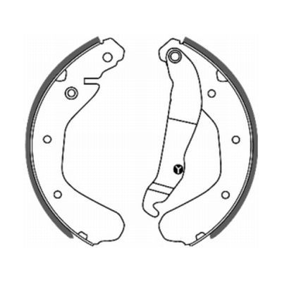 ABE C0X005ABE Brake Shoe Set