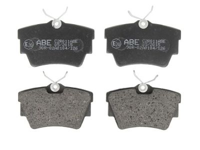 Brake Pad Set, disc brake ABE C2R011ABE