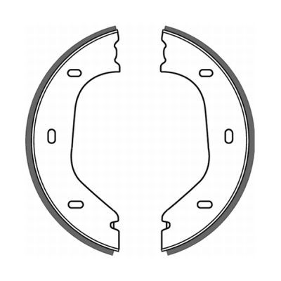 ABE CRB000ABE Brake Shoe Set