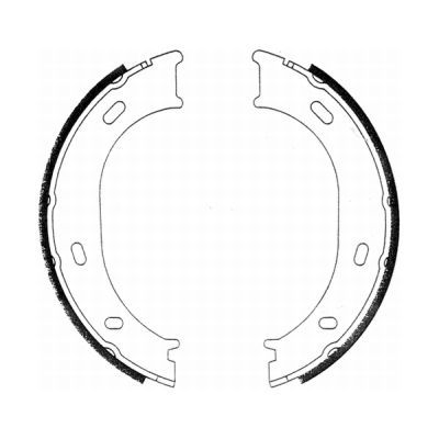 ABE CRM004ABE Brake Shoe Set, parking brake