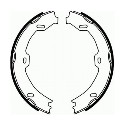 Brake Shoe Set, parking brake ABE CRM007ABE