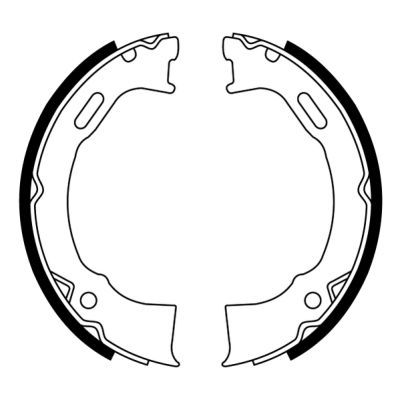 Brake Shoe Set, parking brake ABE CRY008ABE