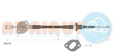 Cable Pull, clutch control ADRIAUTO 06.0107