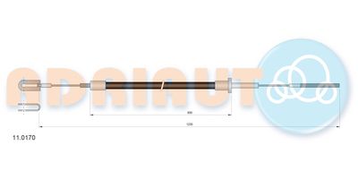 Cable Pull, clutch control ADRIAUTO 11.0170