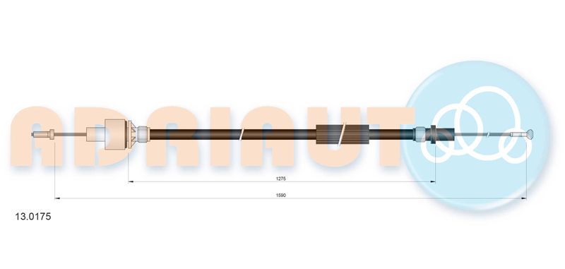 ADRIAUTO 13.0175 Cable Pull, clutch control