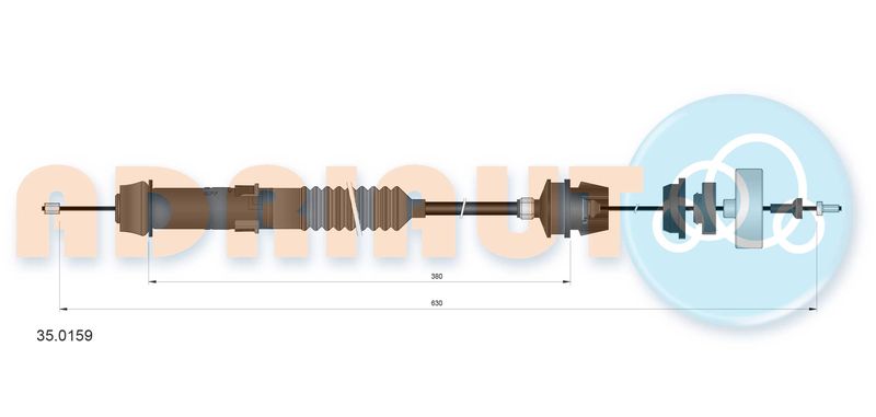 ADRIAUTO 35.0159 Cable Pull, clutch control