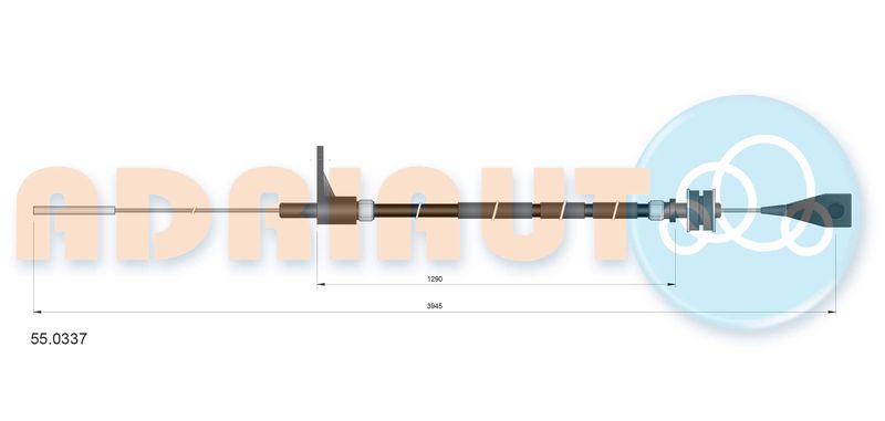 ADRIAUTO 55.0337 Accelerator Cable