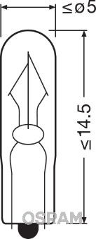 Bulb, interior light ams-OSRAM 2341