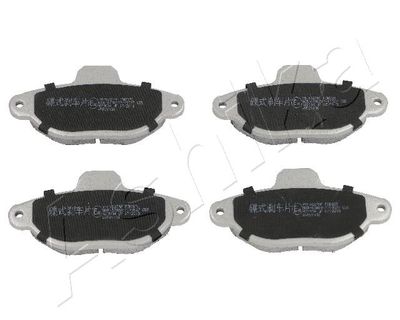 Brake Pad Set, disc brake ASHIKA 50-00-0227