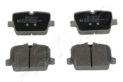 Brake Pad Set, disc brake ASHIKA 51-00-0123