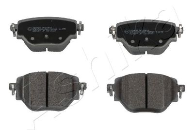 Brake Pad Set, disc brake ASHIKA 51-00-0408