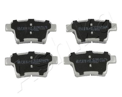 Brake Pad Set, disc brake ASHIKA 51-00-0306