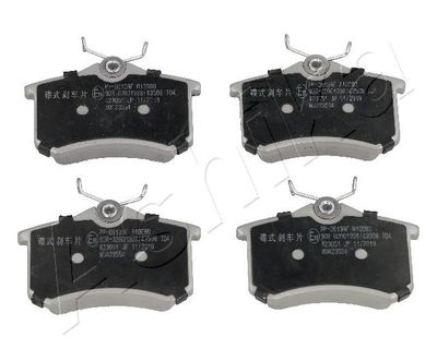 Brake Pad Set, disc brake ASHIKA 51-00-0613