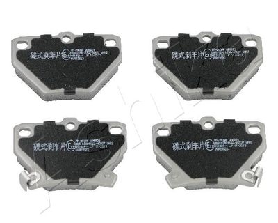 Brake Pad Set, disc brake ASHIKA 51-02-203