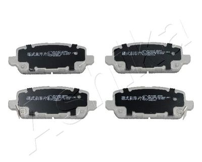 Brake Pad Set, disc brake ASHIKA 51-04-414