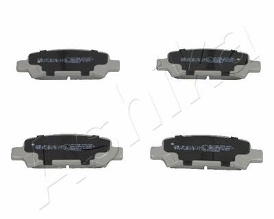 Brake Pad Set, disc brake ASHIKA 51-07-702