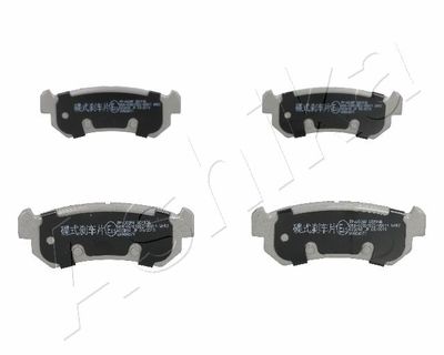 Brake Pad Set, disc brake ASHIKA 51-0W-W02