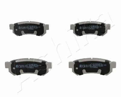 Brake Pad Set, disc brake ASHIKA 51-0W-W07