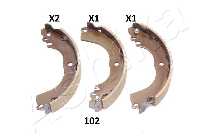 ASHIKA 55-01-102 Brake Shoe Set