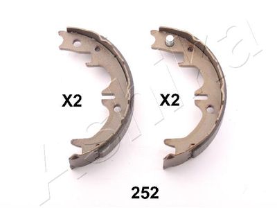 Brake Shoe Set, parking brake ASHIKA 55-02-252