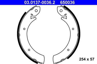 Brake Shoe Set ATE 03.0137-0036.2