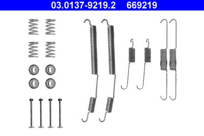 Accessory Kit, brake shoes ATE 03.0137-9219.2