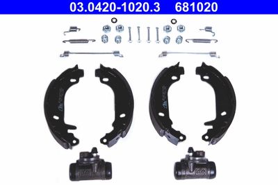 Brake Shoe Set ATE 03.0420-1020.3